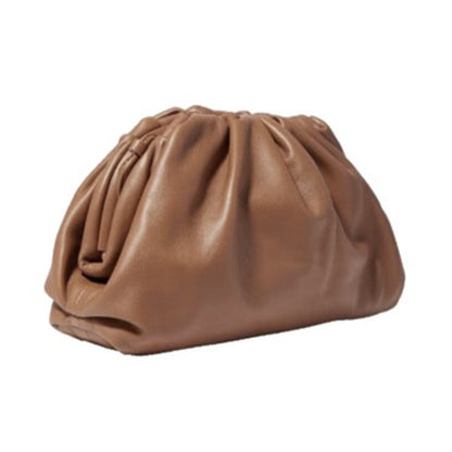 Bottega Veneta Large The Pouch Bag In Nude Brown Leather