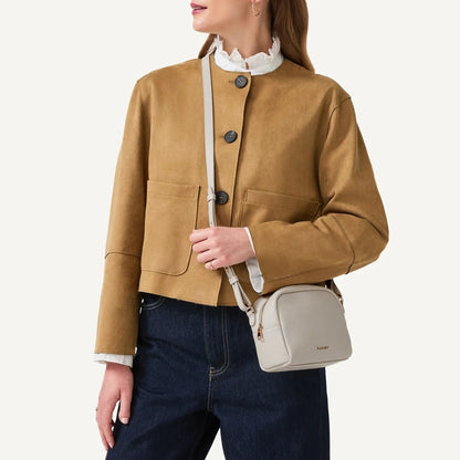 Radley London The Daily Mini Zip Around Cross Body In Chalk
