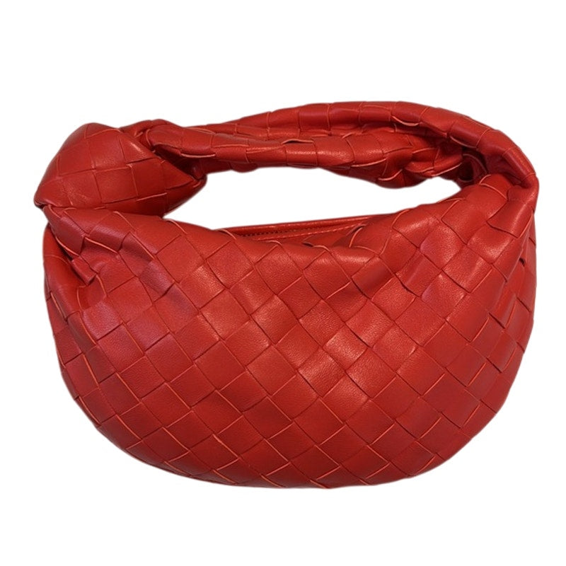 BOTTEGA VENETA Ladies Mini Woven Jodie Bag, Sunburn Red