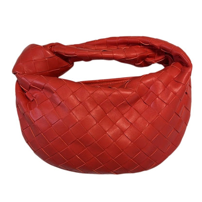 BOTTEGA VENETA Ladies Mini Woven Jodie Bag, Sunburn Red