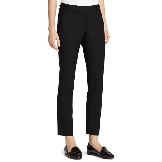 THEORY Women's Testra 2B Pants in Black Edition, Size 4