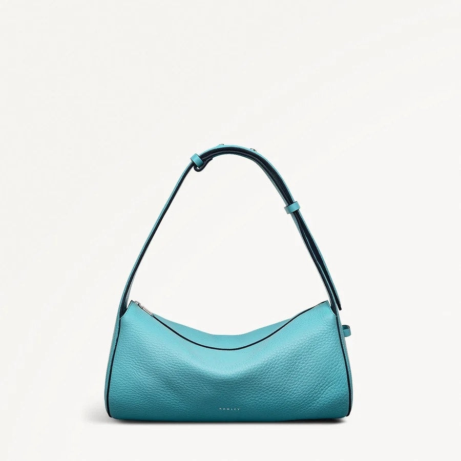Radley London Abbey Mews Small Ziptop Shoulder Bag In Bright Blue