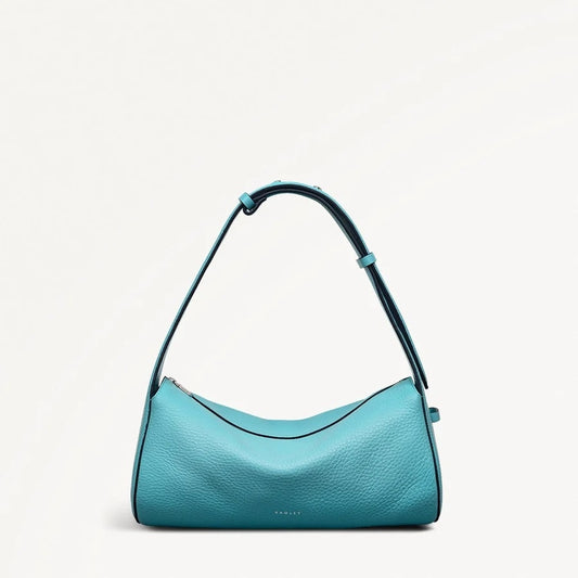 Radley London Abbey Mews Small Ziptop Shoulder Bag In Bright Blue