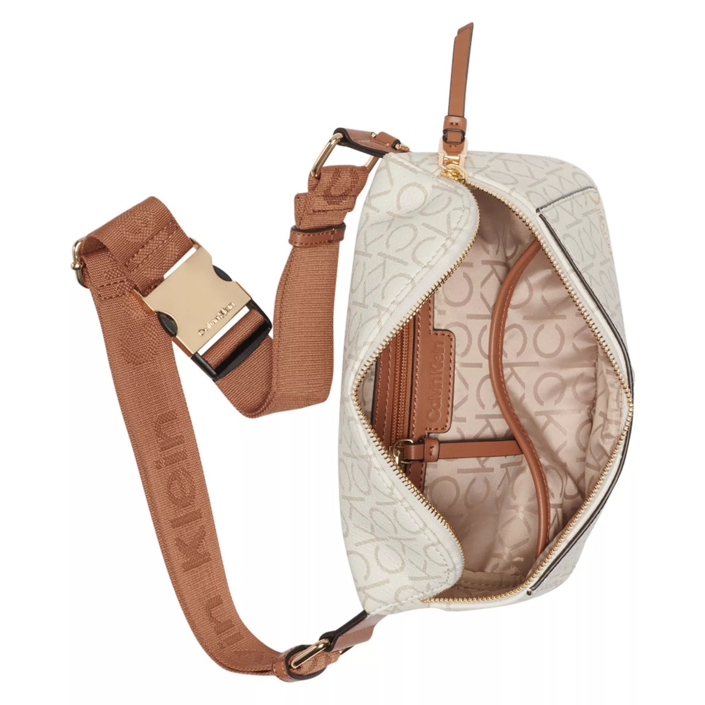 Calvin Klein Millie Signature Convertible Belt Bag with Zippered Coin Pouch