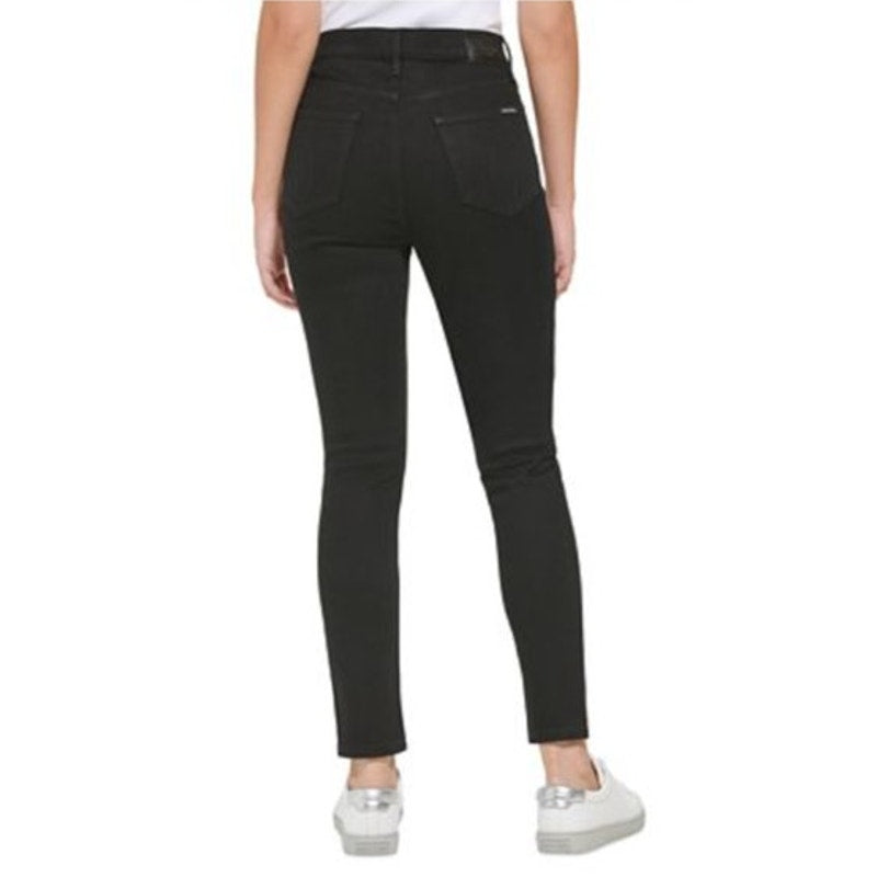 Calvin Klein Jeans Women's High Rise Skinny Jeans in Black Asphalt