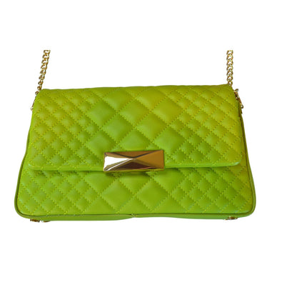 I.N.C. International Concepts Bajae Diamond Quilted Shoulder Bag in Lizard Green