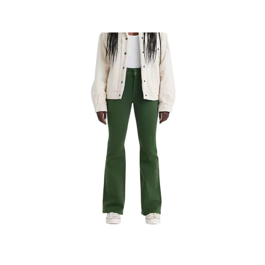 Levi's Women's 726 Western Flare Jeans in Army Green