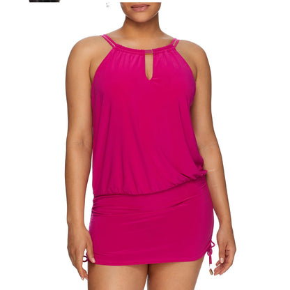Magicsuit Plus Size Susan One Piece In Ruby (Hot Pink)