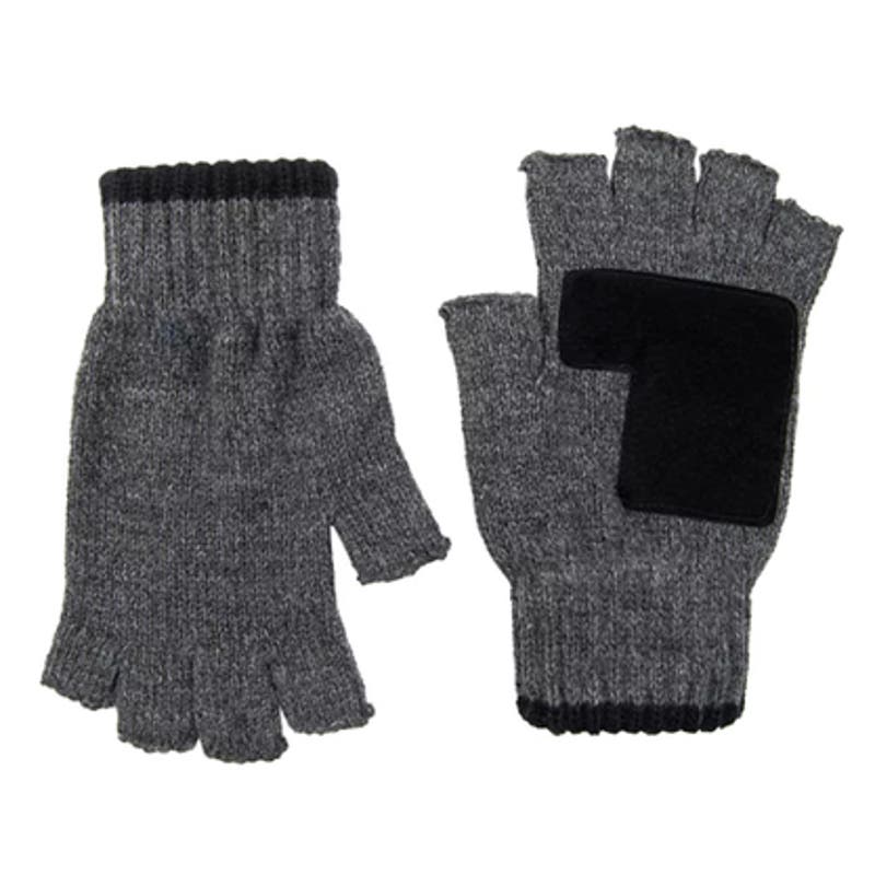 Levi's Levi Strauss Men's Deep Gray Fingerless Gloves, OSFM, NWT