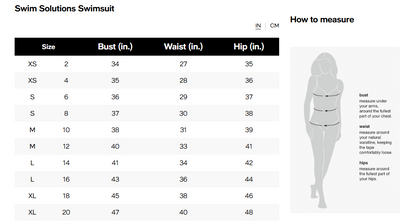 Swim Solutions Women's Black Empire-Waist Swimdress In Black