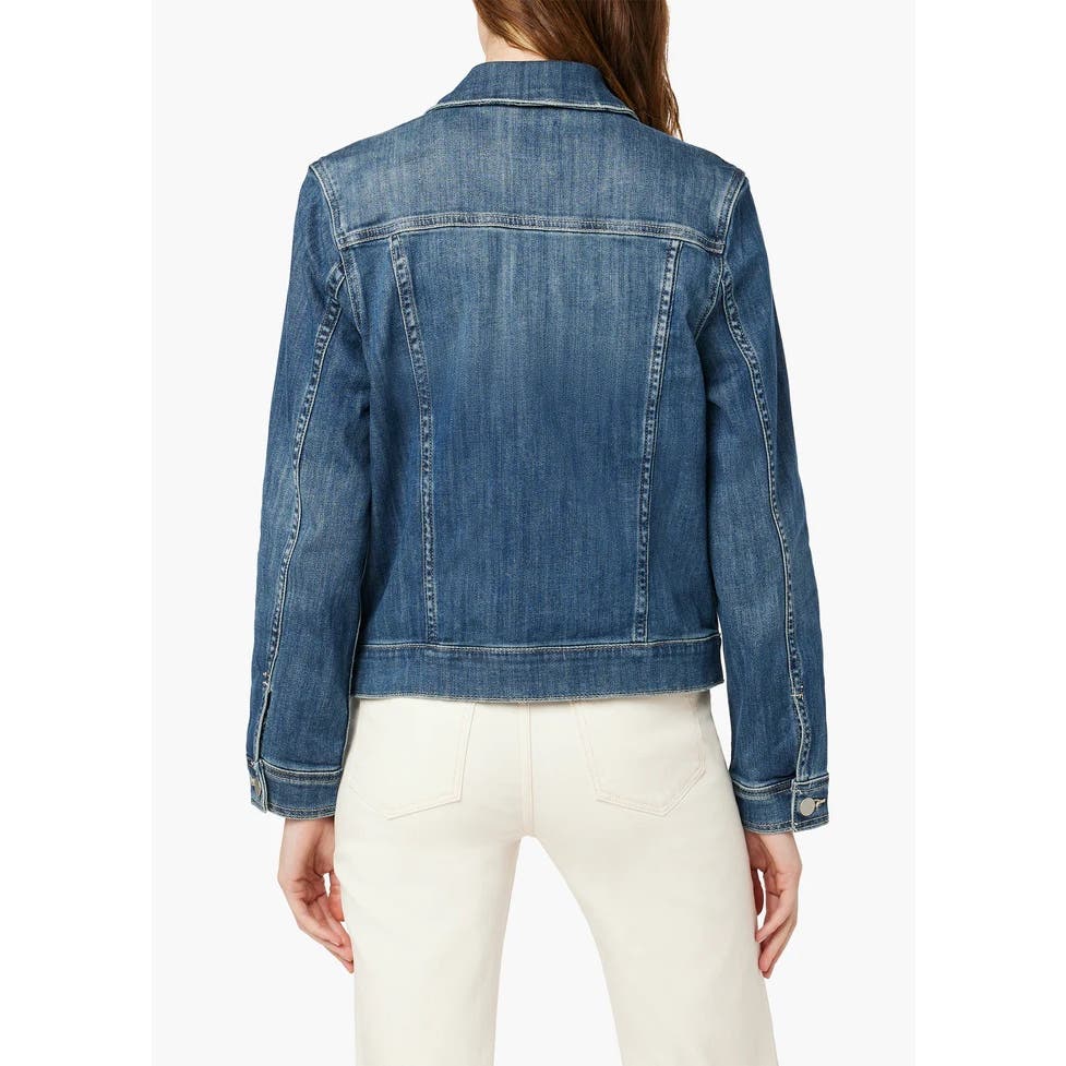 JOE'S JEANS THE RELAXED JACKET IN DELORES BLUE, Size XS