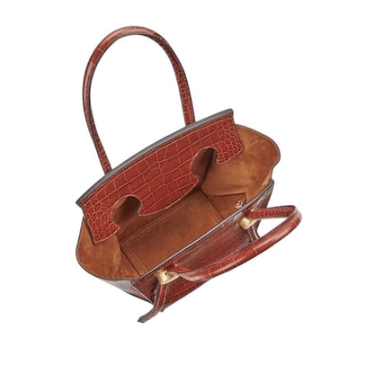 PROENZA SCHOULER LLC EMBOSSED CROC SMALL PIPE