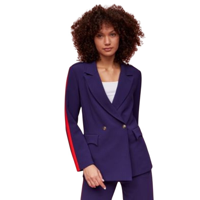 Disney for Macy's Women's Minnie Mouse Majorette Blazer Jacket in Navy Blue