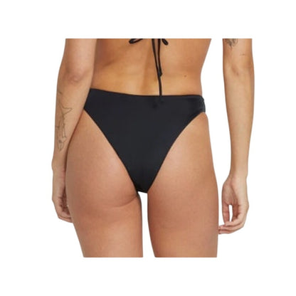 VOLCOM Women's Simply Seamless Skimpy Bikini Bottoms in Black