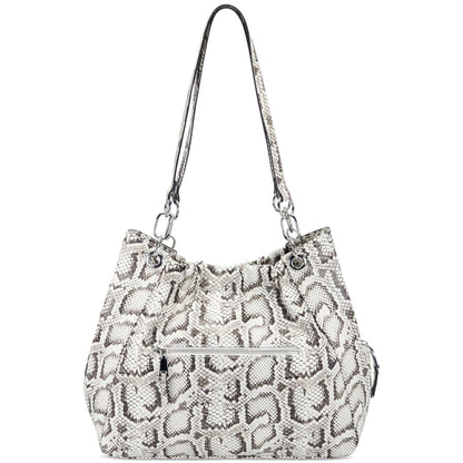 INC INTERNATIONAL CONCEPTS Trippi Tote Bag In Vanilla Python Print