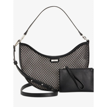 I.N.C. International Concepts Liannah Mesh Shoulder Bag In Black