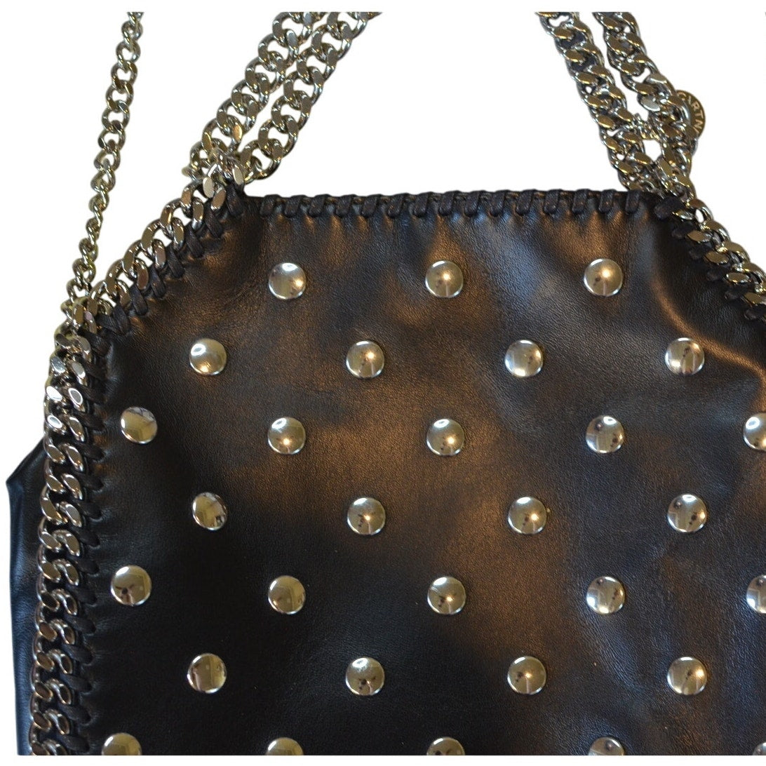 Stella McCartney Women's Mini Tote Bag Allover Stud in Black