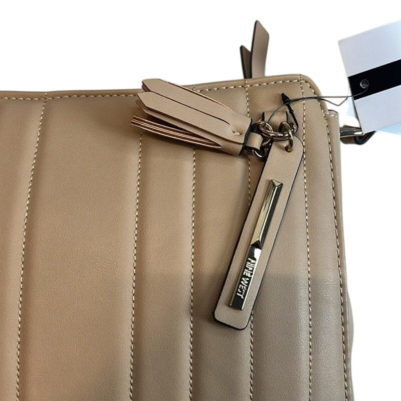 Nine West "Imogen" Swing Pack Crossbody Bag in Khaki Tan