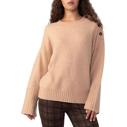 Sanctuary On Arrival Shoulder Button Sweater