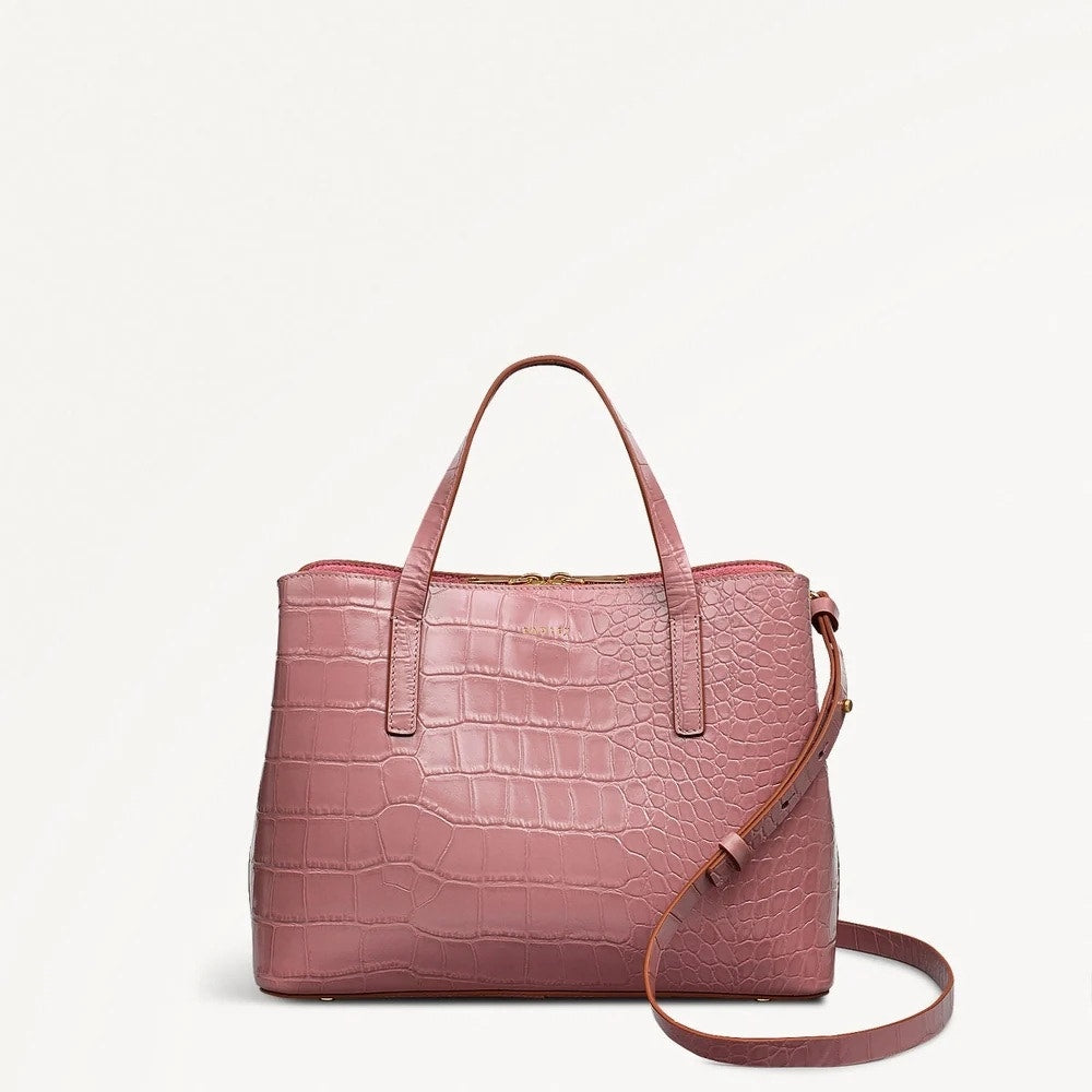 Radley London Dukes Place Medium Ziptop Grab Bag In Pastel Pink