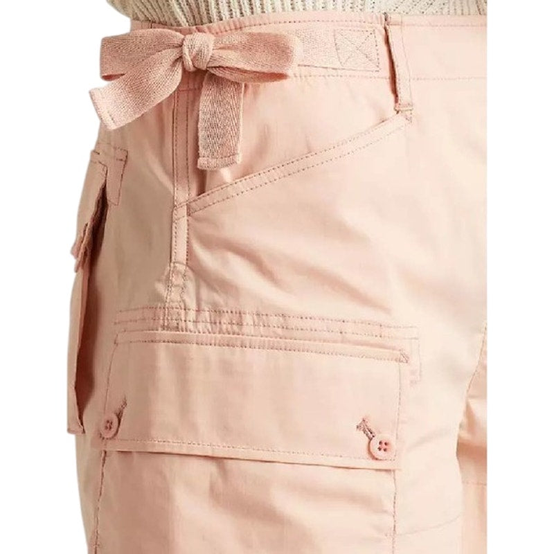 Lauren Ralph Lauren Ladies Twill Cargo Shorts Pale Pink