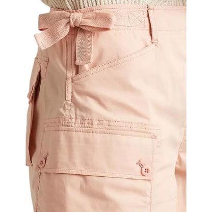 Lauren Ralph Lauren Ladies Twill Cargo Shorts Pale Pink