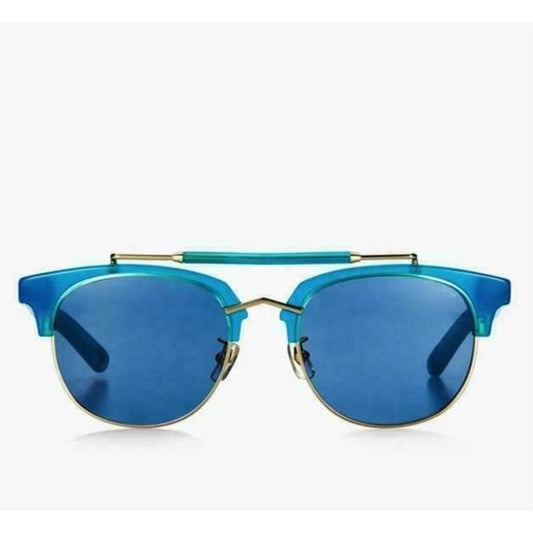 Pared Blue & Gold Sunglasses, “Turks & Caicos” In Turquoise