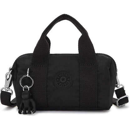 Kipling Barbie Bina Small Nylon Crossbody Bag in Black Noir