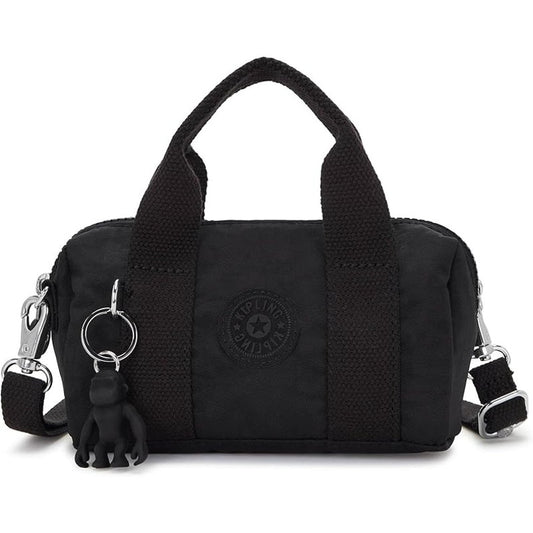 Kipling Barbie Bina Small Nylon Crossbody Bag in Black Noir