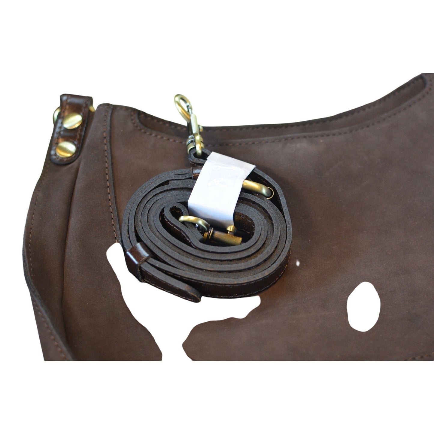 Patricia Nash "Caletta" Crossbody in Chocolate Nubuck Suede