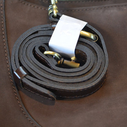 Patricia Nash "Caletta" Crossbody in Chocolate Nubuck Suede