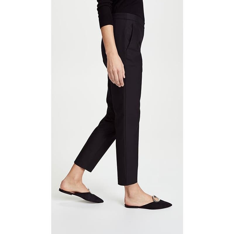 Theory Ladies Thaniel Approach Cropped Slim Pants Black, Size 0