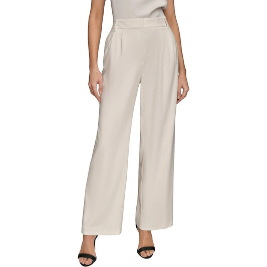 Donna Karan New York Women's Wide-Leg Pants in Cream