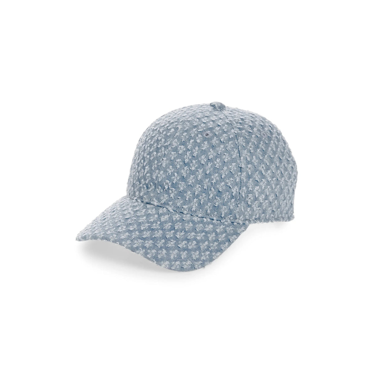 Rag & Bone Harlow Baseball Cap in Denim Tweed