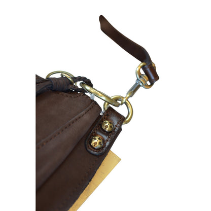 Patricia Nash "Caletta" Crossbody in Chocolate Nubuck Suede
