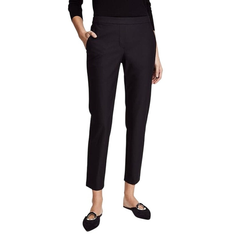 Theory Ladies Thaniel Approach Cropped Slim Pants Black, Size 0
