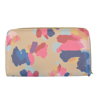 Style & Co. Whipstitch Zip Wallet in Dream Dye Print