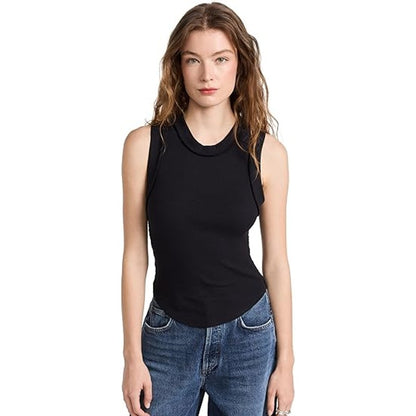 Free People Ladies Kate Sleeveless Tee In Black