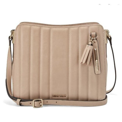 Nine West "Imogen" Swing Pack Crossbody Bag in Khaki Tan