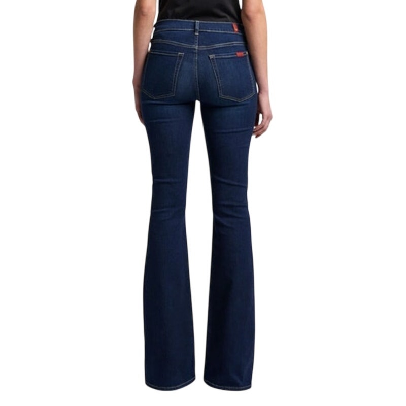 7 For All Mankind Women's Classic Flare-Leg High-Rise "Ali" Jeans in Dark Wash