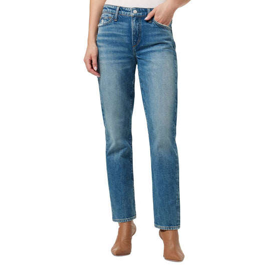 Joe’s Jeans Women’s Evoke Blue The Lara Straight-Leg Cigarette Ankle Jeans, 30