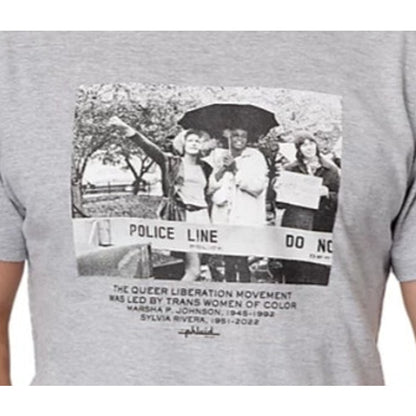The Phluid Project Unisex Pride Gray Graphic Crewneck T-Shirt