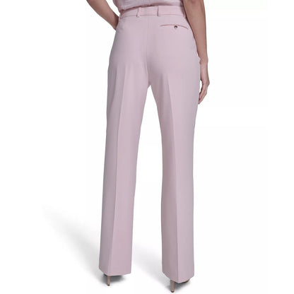Calvin Klein Petite Modern Straight Leg Pants in Parfait Pink