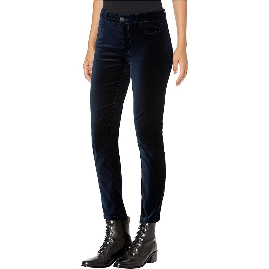 Paige Women's Velvet Hoxton Ankle Jeans in Deep Navy, Size 24