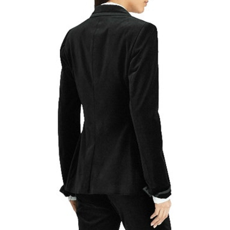 Ralph Lauren Black Velour Women’s “Bradburn” Blazer, Size 10P