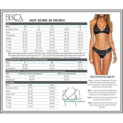 BECCA Women's Crochet Plunge One Piece Swimsuit in Black