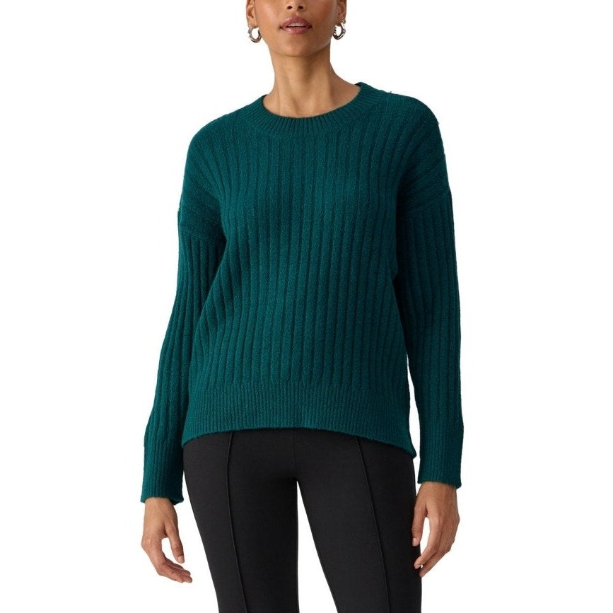 Sanctuary Women's Ribbed Crewneck Sweater In Jade