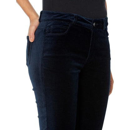 Paige Women's Velvet Hoxton Ankle Jeans in Deep Navy, Size 24