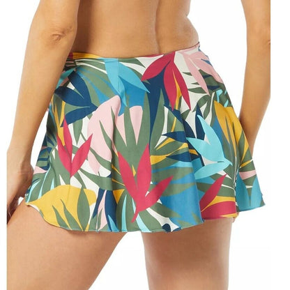 Contours by Coco Reef Women's Shaping Swim Skirt in Floral Multi
