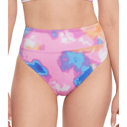 Salt + Cove Juniors' Tie-Dyed Bikini Bottoms In Multicolor